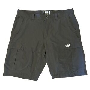 Helly Hansen Mens 38 Gray Cargo Shorts Outdoor Utility Hiking‎ Camping Travel